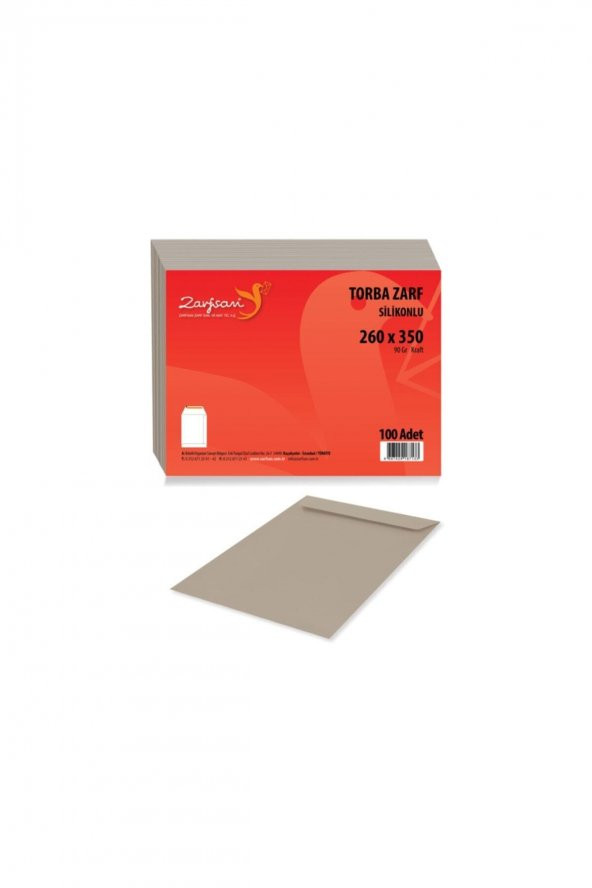 Zarfsan Torba Zarf 26x35 90 Gr Imitasyon Kraft 100 Adet ürün görseli 1