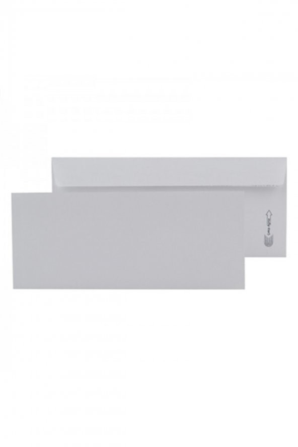 Asil Diplomat Zarf Beyaz 110 Gr 10.5 Cm X 24 Cm 100lü Paket ürün görseli 1