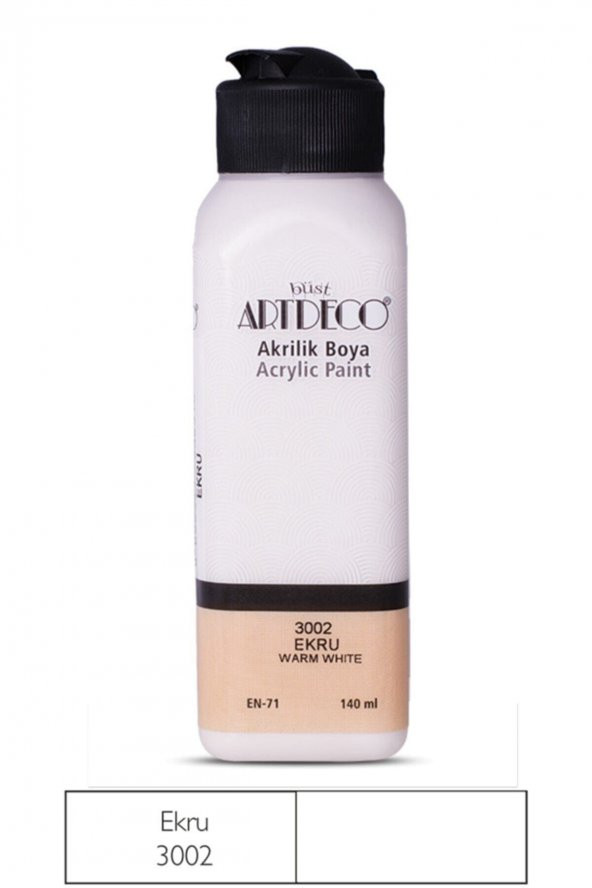 Artdeco 3002 Ekru 140 ml Akrilik Boya ürün görseli 1