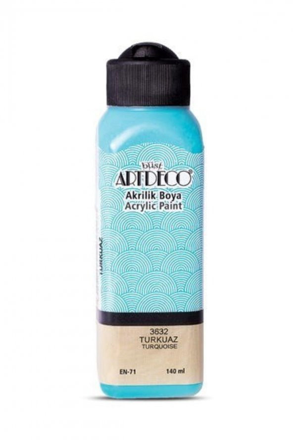 Artdeco Turkuaz Akrilik Boya 140 ml 70r-3632 ürün görseli 1