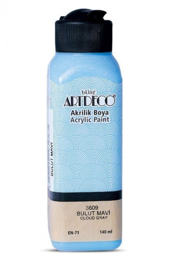 Artdeco Akrilik Boya 140 ml. Bulut Mavi 70r-3609 ürün görseli 1
