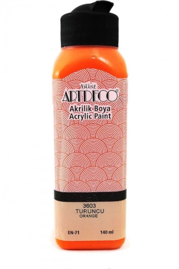 Artdeco Akrilik Boya 140 ml Turuncu ürün görseli 1