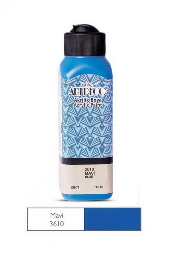 Artdeco Akrilik Boya 140 ml. Mavi 70r-3610 ürün görseli 1