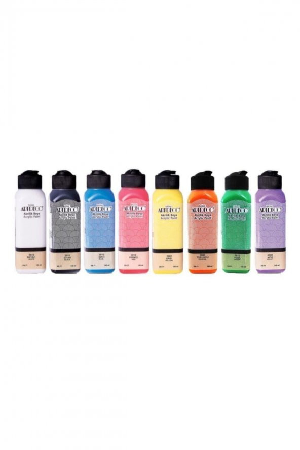 Artdeco Akrilik Boya 140 ml 8li Set ürün görseli 1