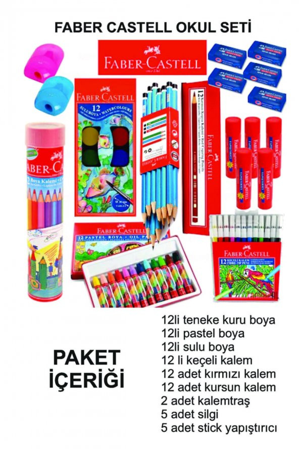 Faber Castell Okul Paketi ürün görseli 1