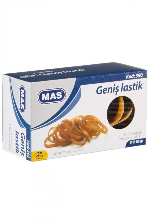 Mas 50 Gr. Geniş Paket Lastiği ürün görseli 1