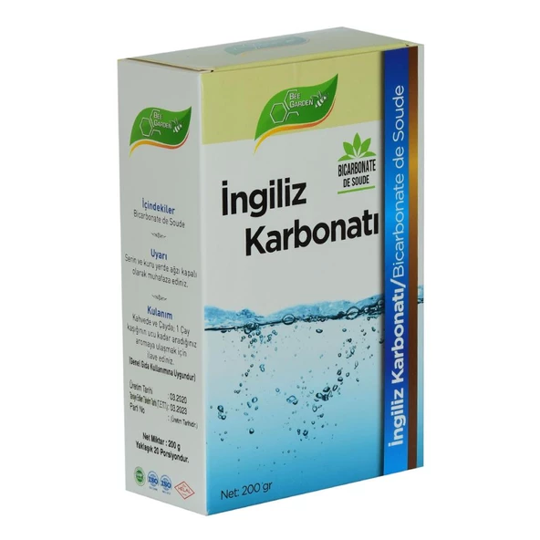 Bee Garden Yemeklik İngiliz Karbonatı Bicarbonate De Soude 200Gr ürün görseli 1