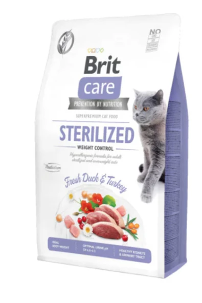 Brit Care Ördekli Kısırlaştrırılmış Yetişkin Kedi Maması 7 KG ürün görseli 1