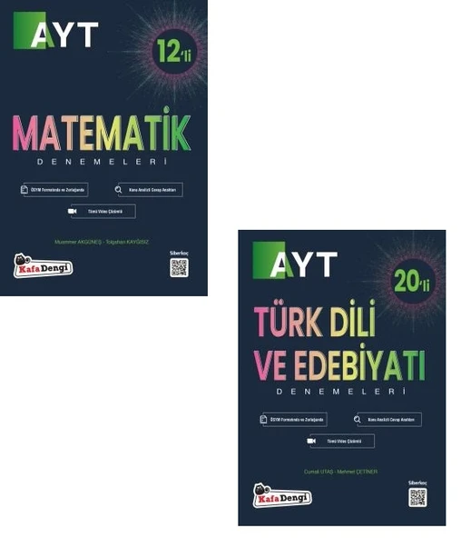 Kafadengi 2025 Ayt Matematik Türk Dili Branş Deneme Seti ürün görseli 1