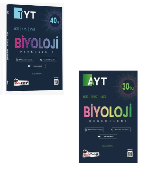Kafadengi 2025 Tyt Ayt Biyoloji Branş Denemesi Seti ürün görseli 1