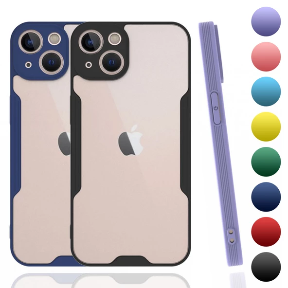 iPhone 13 Kılıf Platin Matte Silikon Arka Kapak ürün görseli 1