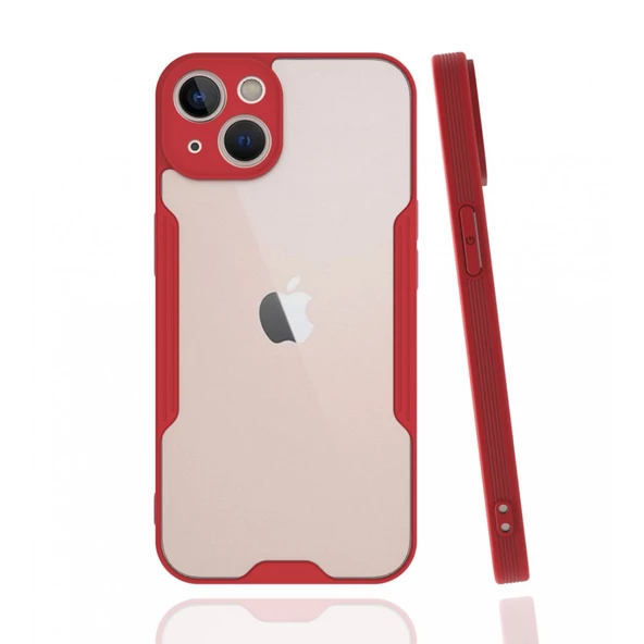 iPhone 13 Kılıf Platin Matte Silikon Arka Kapak - Resim 4