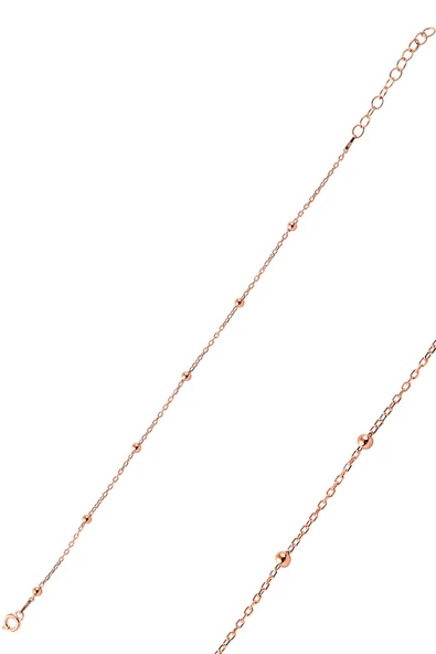 Gümüş rose top top halhal SGTL9670HALHALROSE ürün görseli 1