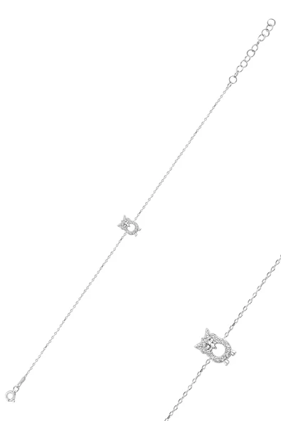 Gümüş baykuş bileklik SGTL10159BYKUŞ ürün görseli 1