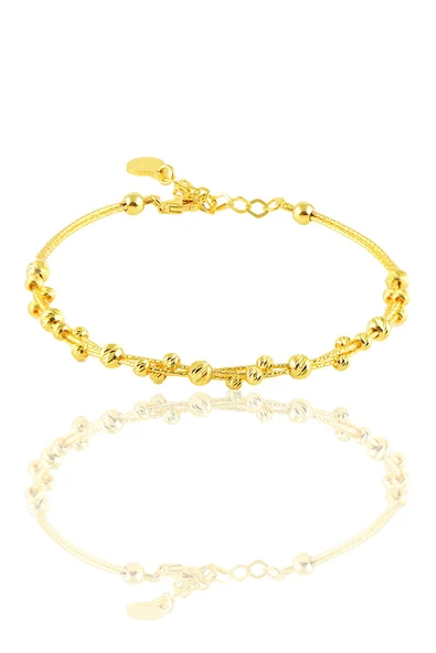 Gümüş altın renkli dorica toplu bilezik SGTL9575GOLD ürün görseli 1