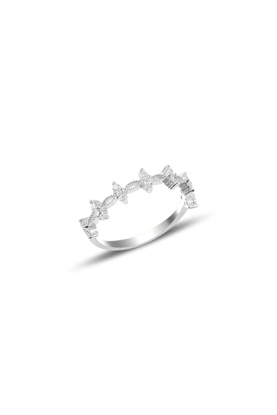 Gümüş rodaj zirkon taşlı crown yüzük SGTL10290RDJ ürün görseli 1