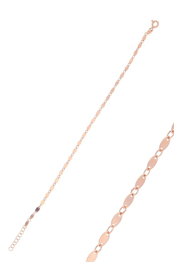 Gümüş rose mekik pullu bileklik SGTL10523ROSE ürün görseli 1