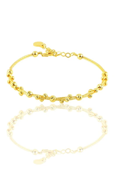 Gümüş altın yaldızlı dorica toplu bilezik SGTL10842GOLD ürün görseli 1
