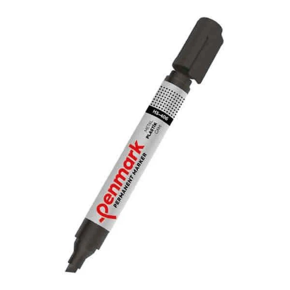 PENMARK PERMANENT MARKOR YUV.UC SIYAH12L HS 405 01 - Resim 2