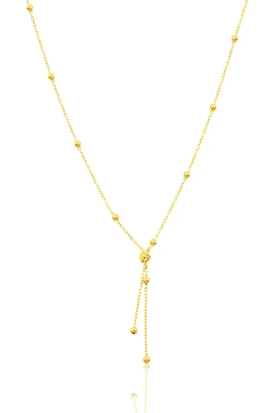 Gümüş altın yaldızlı italyan toplu tasarım kolye SGTL11334GOLD ürün görseli 1