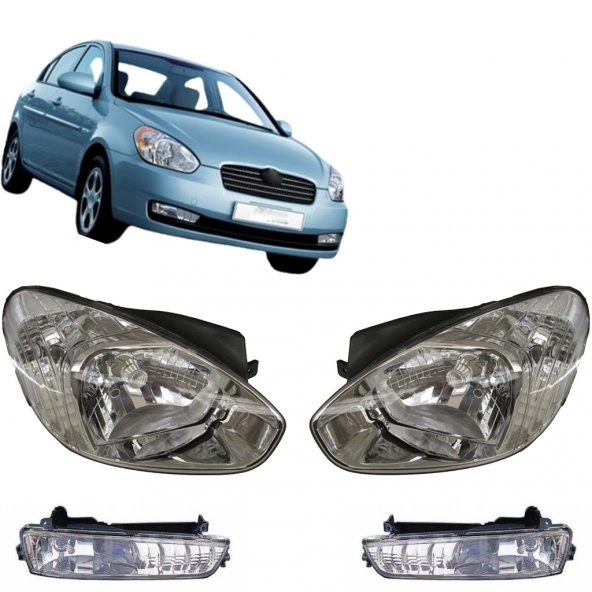 HYUNDAİ ACCENT ERA ÖN AYDINLATMA SETİ 20092011 ürün görseli 1