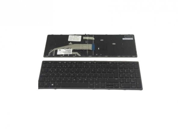 Hp ZBook 17 G3 Notebook Klavye - Tuş Takımı / Siyah - TR - Backlit ürün görseli 1
