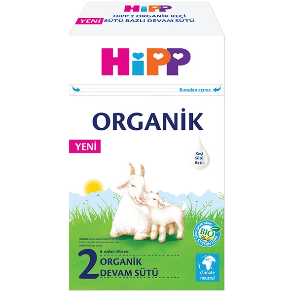 Hipp 2 Organik Keçi Sütü Bazlı Devam Sütü 400 gr ürün görseli 1