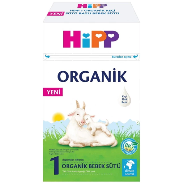 Hipp 1 Organik Keçi Sütü Bazlı Bebek Sütü 400 gr ürün görseli 1