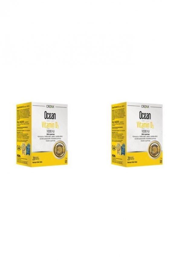 Ocean Vitamin D3 1000 IU Sprey 20 Ml 2'Li PAKET (SKT:05/2026) ürün görseli 1
