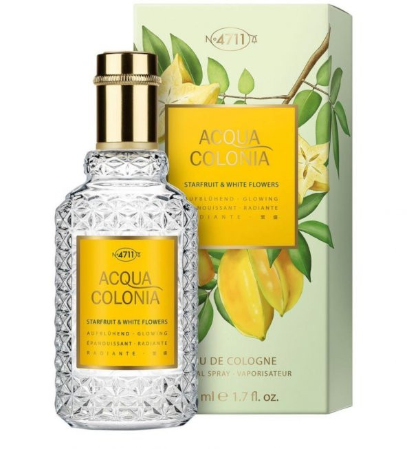 4711 Acqua Colonia Starfruit & White Flowers Unisex Parfüm EDC 50 ML ürün görseli 1