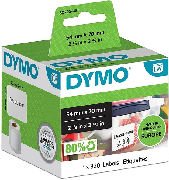 DYMO 54x70 LabelWriter Çok Amaçlı Etiket (99015) ürün görseli 1
