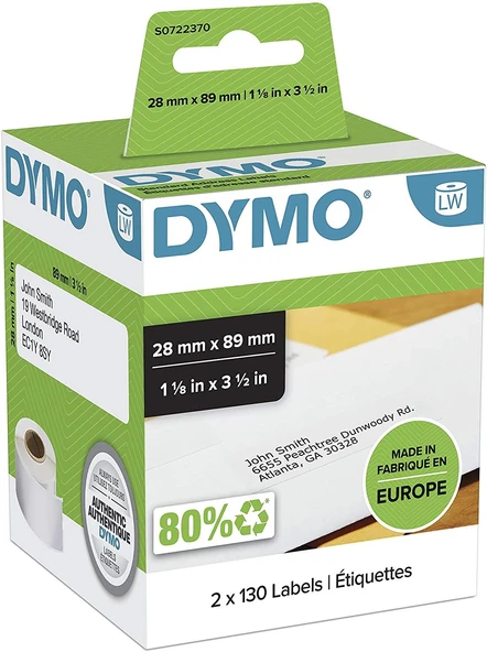 DYMO 28X89mm LabelWriter Adres Etiketi (99010) ürün görseli 1
