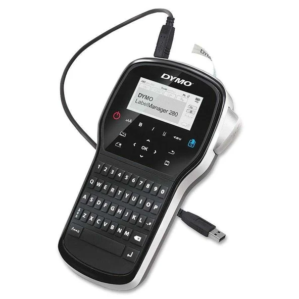 DYMO Label Manager 280P Pc Bağlantılı Şarj Edilebilir El Tipi Etiket Makinesi ürün görseli 1