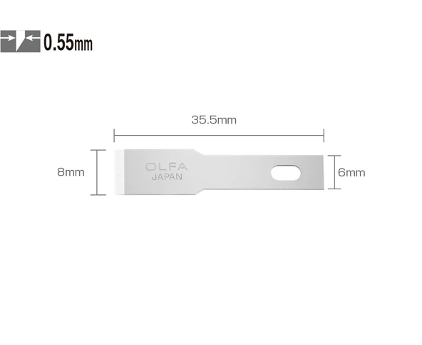 OLFA KB4-F/5 Maket Bıçağı Yedeği (5 li) ürün görseli 1