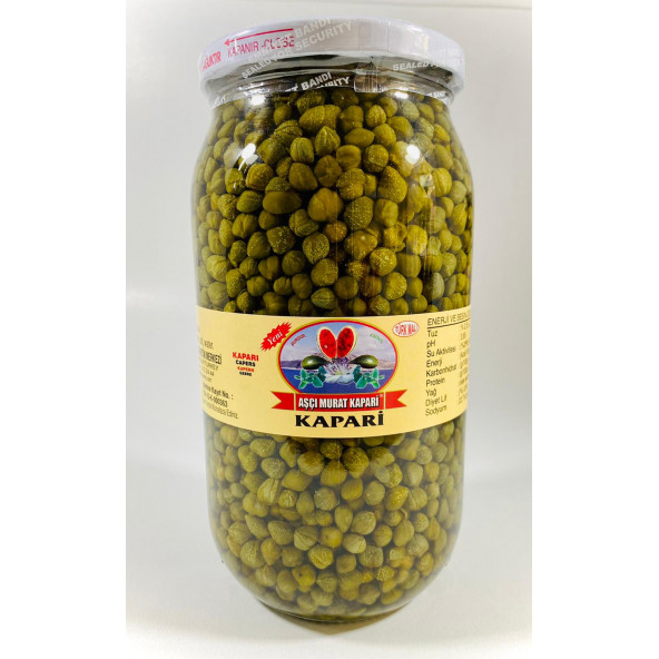 KAPARİ TOMURCUĞU NONPORİ (İNCE KAPARİ) 1.285 GR AŞÇI MURAT KAPARİ ürün görseli 1
