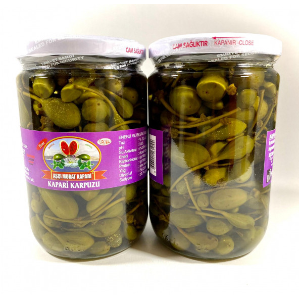 KAPARİ KARPUZU 900 GR. (PATENTLİ) AŞÇI MURAT KAPARİ ürün görseli 1