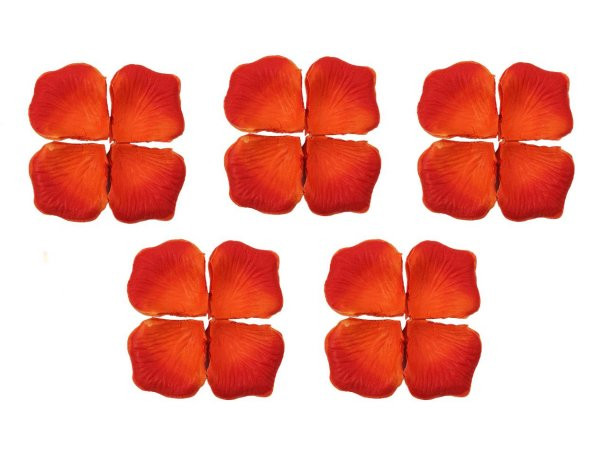 YAPAY GÜL YAPRAK TURUNCU 144LÜ 5 Lİ PAKET ürün görseli 1