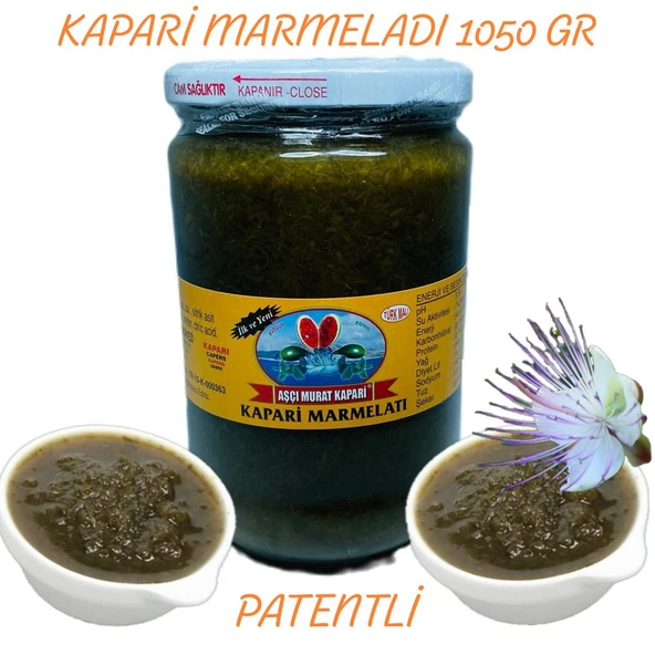 KAPARİ MARMELADI (PATENTLİ) 1050 gr. AŞÇI MURAT KAPARİ ürün görseli 1