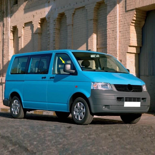 VW Transporter T5 2004-2010 Sağ Dikiz Aynası Camı Isıtmalı 7H1857522S ürün görseli 1