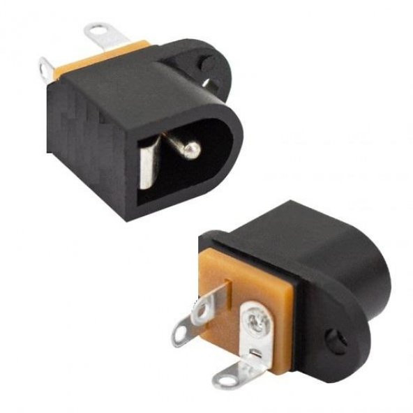 DC 5.5x2.1 mm Dişi Soket Tek Kulaklı - 10 Adet ürün görseli 1