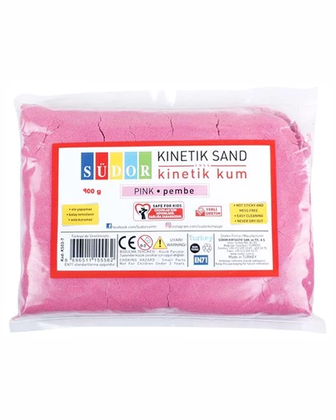 Südor Kinetik Kum Pembe 900 gr ürün görseli 1