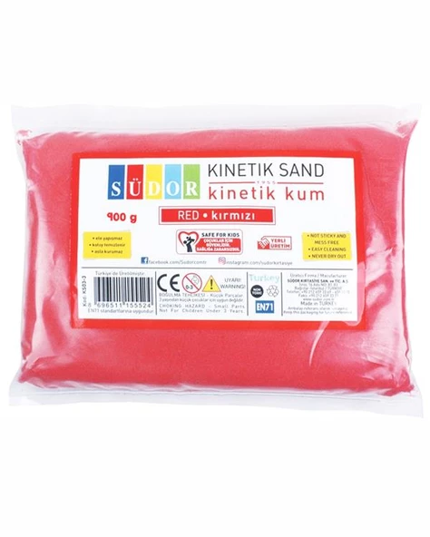 Südor Kinetik Kum Kırmızı 900 gr ürün görseli 1