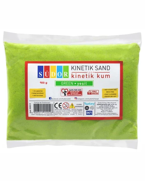 Südor Kinetik Kum Yeşil 900 gr ürün görseli 1