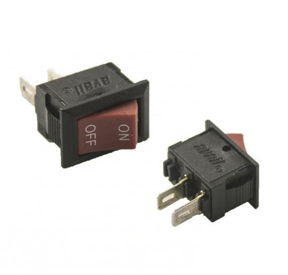 KCD11 Mini On-Off Anahtar - Kırmızı - 5 Adet ürün görseli 1