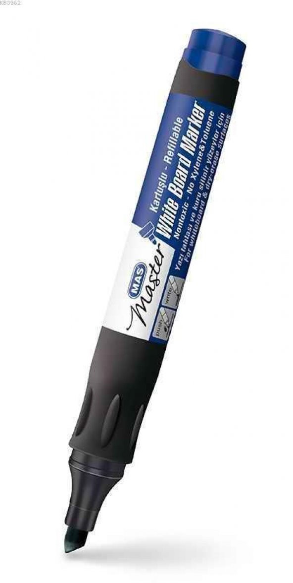 MAS BOARD MARKER  KARTUSLU MAVI 1 LI (6412) ürün görseli 1