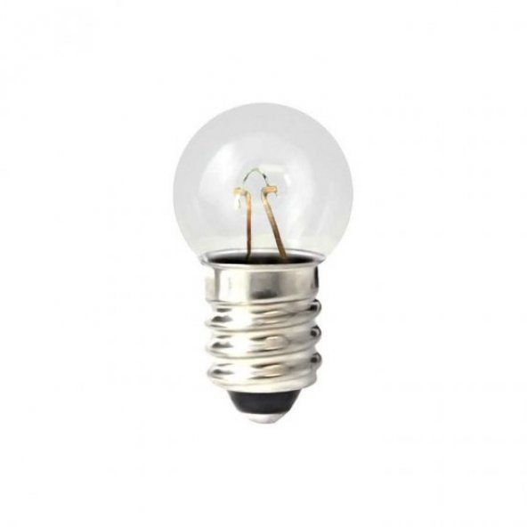 Mini Deney Tipi Ampul, 2.5 V Sarı Ampul, Lamba - 5 Adet ürün görseli 1