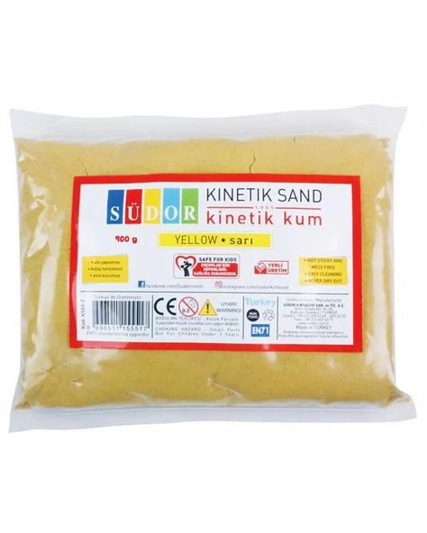 Südor Kinetik Kum Sarı 900 gr ürün görseli 1