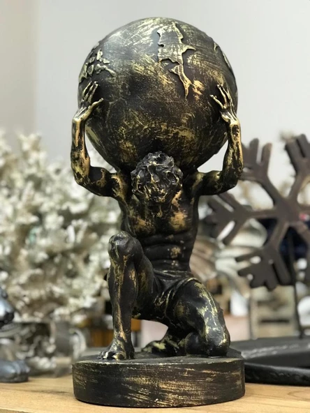 Atlas Biblo Heykeli - Resim 3