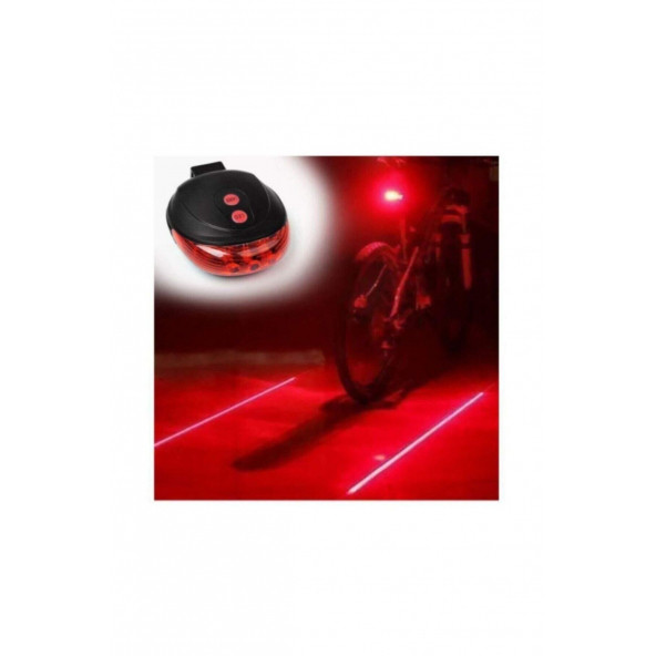Bisiklet Lazer Şeritli LED Işık - Resim 2