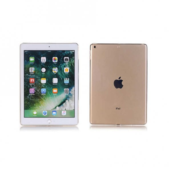 Apple iPad 9.7 2017 Kılıf Tablet Süper Silikon - Resim 3